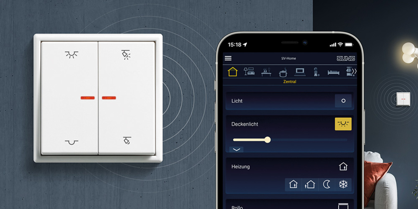 KNX RF Taster bei Elektro Emsermann in Hünstetten